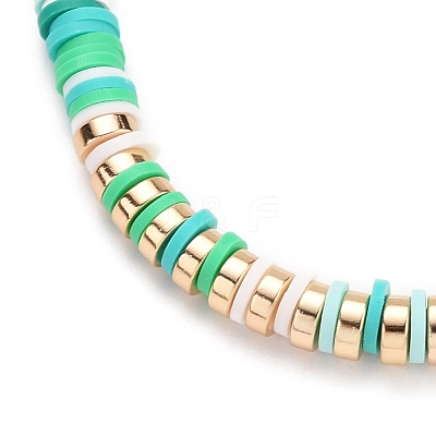 Handmade Polymer Clay Heishi Beads Jewelry Sets SJEW-JS01136-04-1