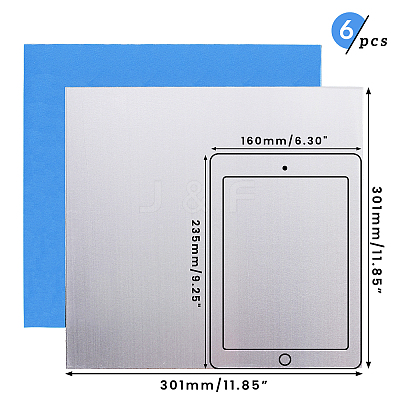 Square Aluminum Sheets TOOL-PH0017-19C-1