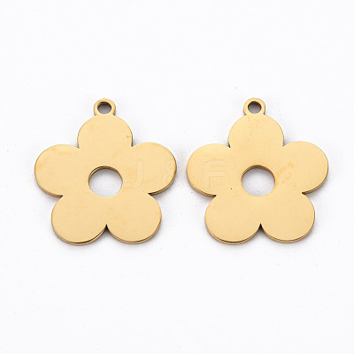 Ion Plating(IP) 201 Stainless Steel Pendants STAS-Q240-065G-1