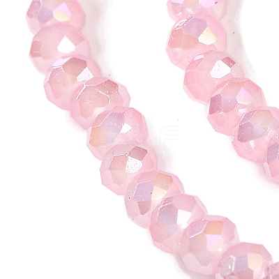 Baking Electroplate Glass Beads Strands X-DGLA-A039-J2MM-B15-1