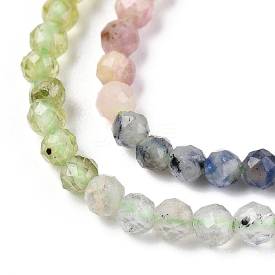 Natural Mixed Gemstone Beads Strands G-D080-A01-03-07-1