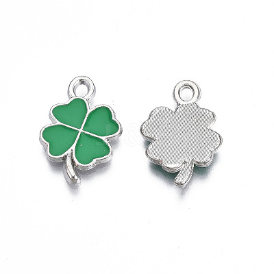 Rack Plating Alloy Enamel Pendants LS-ENAM-N055-088-01P-1