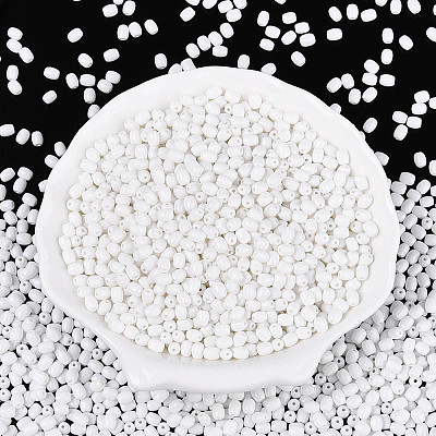 Baking Paint Glass Seed Beads SEED-N007-29L-1