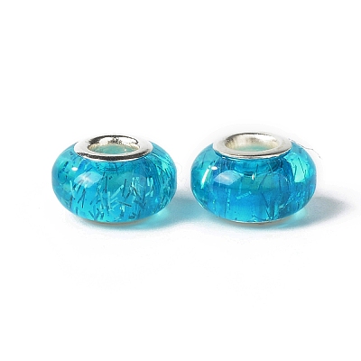 Rondelle Resin European Beads RPDL-A001-01-07-1