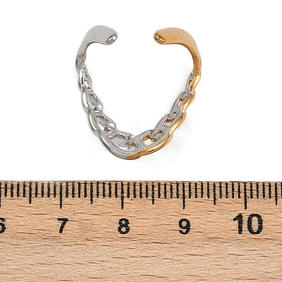 304 Stainless Steel Cuff Rings for Women LS-RJEW-L133-03GP-03-1