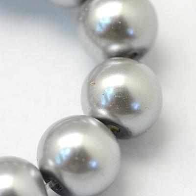 Baking Paint Glass Pearl Bead Strands HY-Q003-3mm-34-1