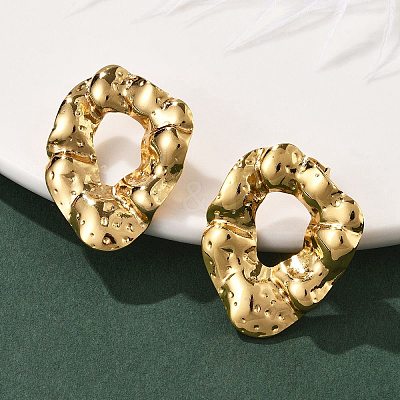 304 Stainless Steel Stud Earrings for Women EJEW-U052-07G-1