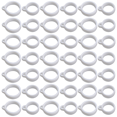 60Pcs 2 Style Silicone Pendant SIL-GF0001-43C-1