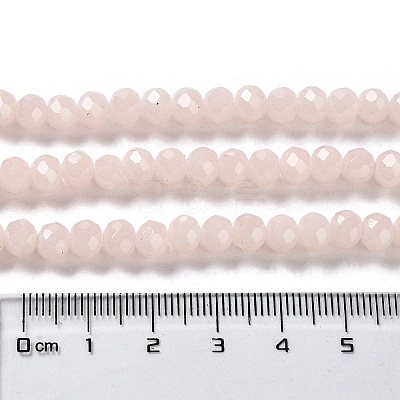 Baking Paint Imitation Jade Glass Bead Strands X-DGLA-A034-J6MM-A41-1