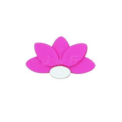 Lotus Food Grade Eco-Friendly Silicone Beads SIL-WH0013-50G-1