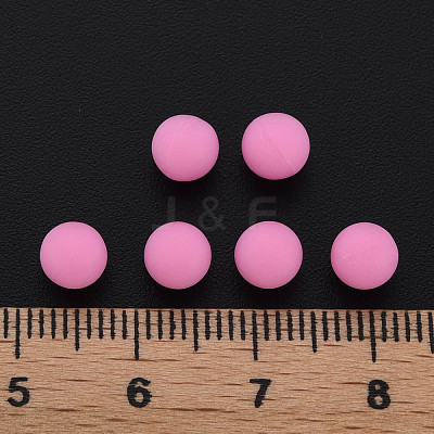 Opaque Acrylic Beads PAB702Y-B01-03-1