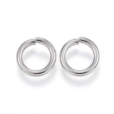 Tarnish Resistant 304 Stainless Steel Open Jump Rings A-STAS-E113-11P-1