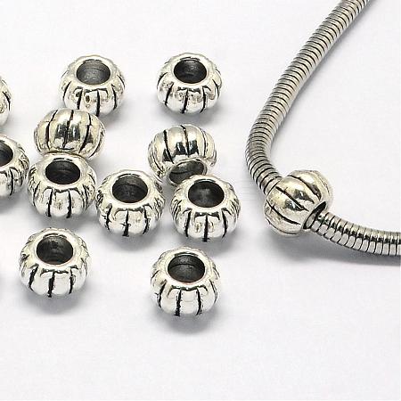 Alloy European Beads PALLOY-S079-051AS-1