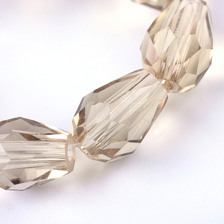 Transparent Glass Bead Strands LS-GLAA-R024-6x8mm-05-1