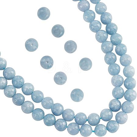  Natural Chalcedony Beads Strands G-NB0003-81-1