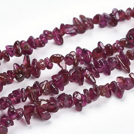 Natural Garnet Beads Strands G-K204-01-1