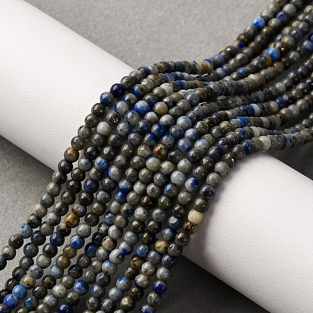 Natural Lapis Lazuli Beads Strands G-L629-A01-3mm-1