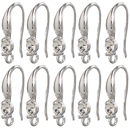 60Pcs Brass Wire Earring Findings FIND-SP0003-67A-LG-1