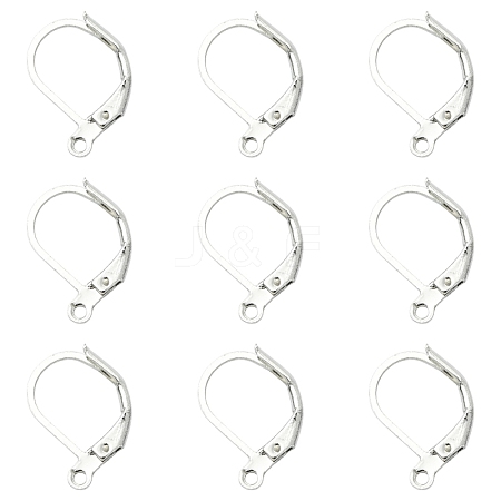 100Pcs Brass Leverback Earring Findings KK-YW0003-37P-1