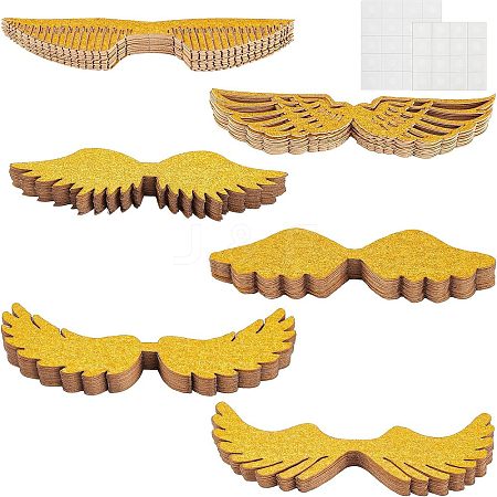 FINGERINSPIRE 120 Sets 6 Style Paper Cake Topper Accessories AJEW-FG0002-16-1