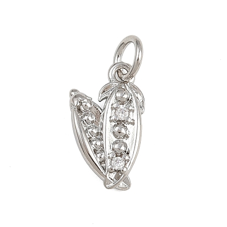 Brass Micro Pave Cubic Zirconia Pendants KK-A269-12P-1