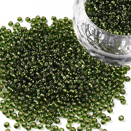 12/0 Grade A Round Glass Seed Beads SEED-Q007-F55-1