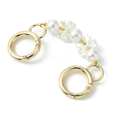 Zinc Alloy Spring Gate Rings Bag Extension Chains AJEW-BA00141-02-1