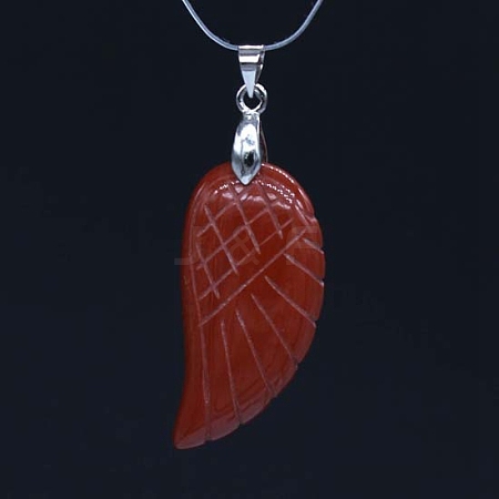 Natural Red Jasper Pendants WI-PW0001-085H-1