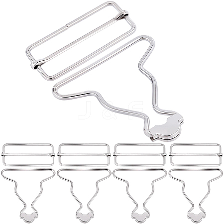 10 Sets Iron Gourd Buckle and In-line Buckle DIY-BBC0002-75B-P-1