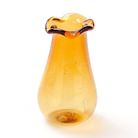 Miniature Glass Vase Ornaments AJEW-Z006-01B-1