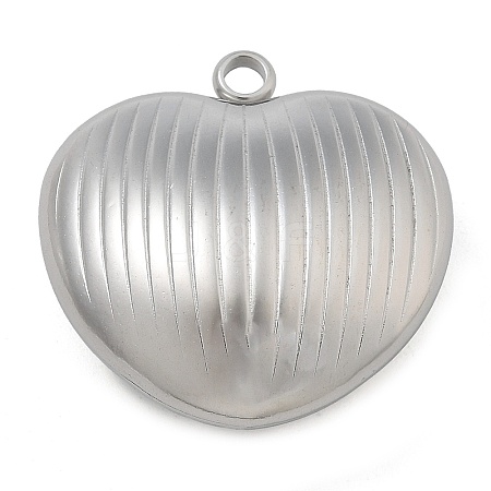 Anti-Tarnish 304 Stainless Steel Pendants STAS-M084-03A-P-1