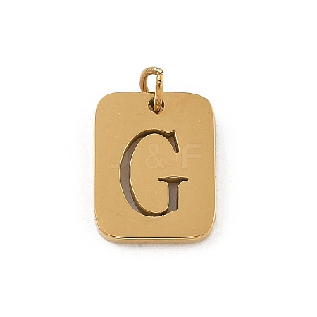 304 Stainless Steel Charms LS-STAS-R001-01G-G-1