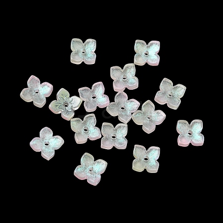 Dyed & Heated Glass Bead Caps GLAA-Z019-01C-1