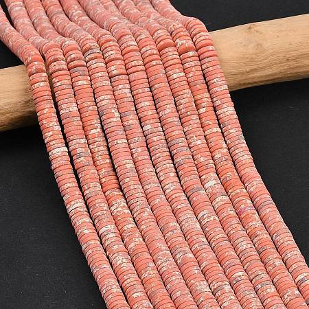 Dyed Synthetic Imperial Jasper Beads Strands G-A272-C06-03-1
