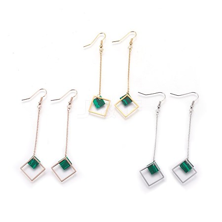 (Jewelry Parties Factory Sale)304 Stainless Steel Dangle Earrings EJEW-I223-04-1