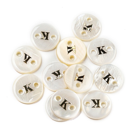 Freshwater Shell Buttons BUTT-Z001-01K-1