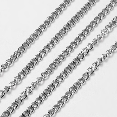 Aluminium Twisted Chains Curb Chains X-CHA-K2101-1-1