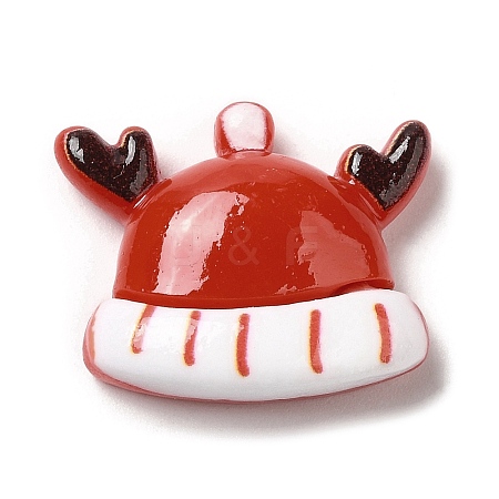 Christmas Theme Opaque Resin Cabochons LS-RESI-E043-01D-1