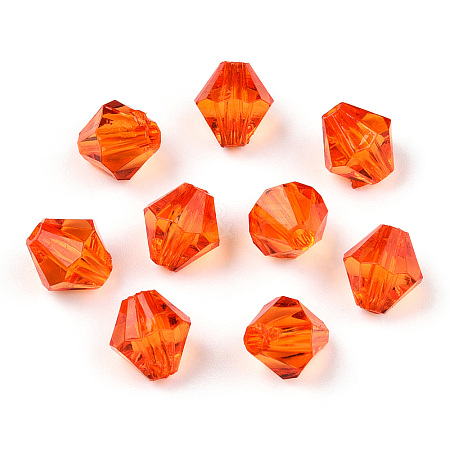 Transparent Acrylic Beads TACR-S146-8mm-30-1