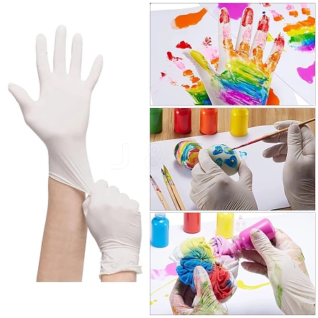 Craft Rubber Gloves AJEW-E034-65S-1