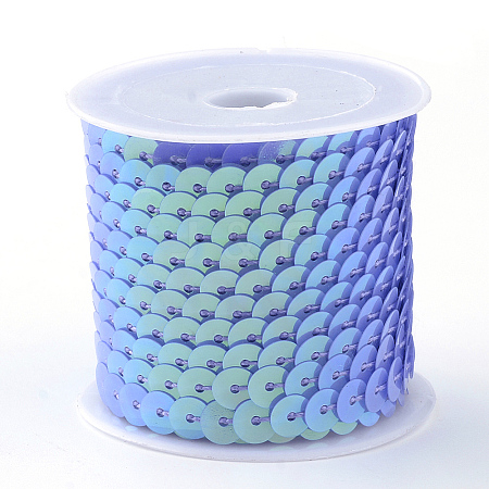 Eco-Friendly Plastic Paillette Beads PVC-Q092-6mm-P24-1