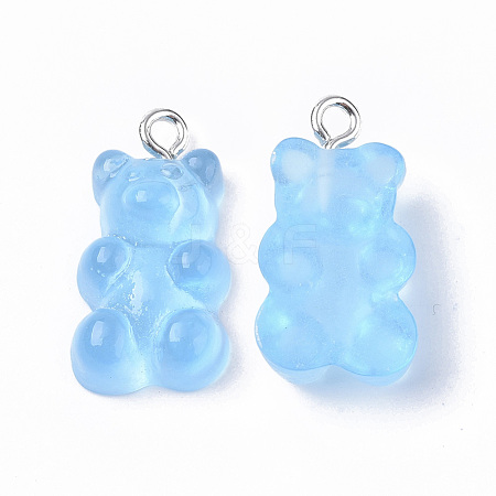 Resin Pendants X-CRES-T017-001B-1