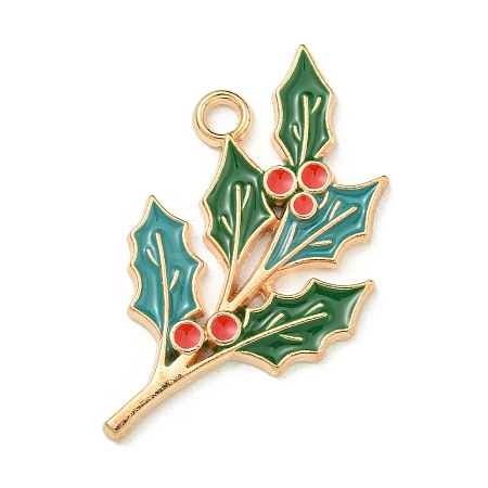 Christmas Theme Alloy Enamel Pendants ENAM-I060-03A-1