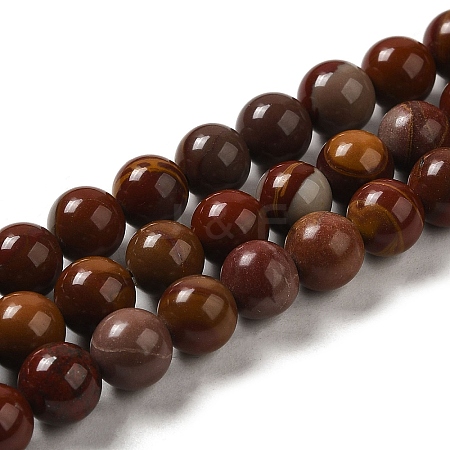 Natural Jasper Beads Strands G-H298-A05-02-1