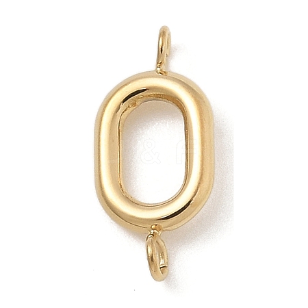 304 Stainless Steel Letter Connector Charms LS-STAS-M108-01G-15-1