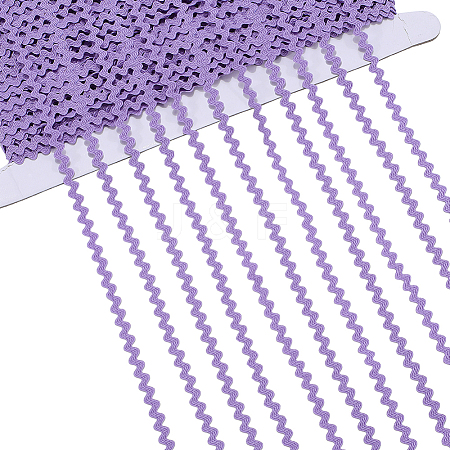 40M Polyester Wavy Fringe Trim Ribbon OCOR-GF0004-39I-1