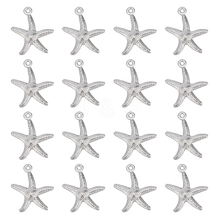 SUNNYCLUE 100Pcs 316 Surgical Stainless Steel Pendants STAS-SC0004-45-1