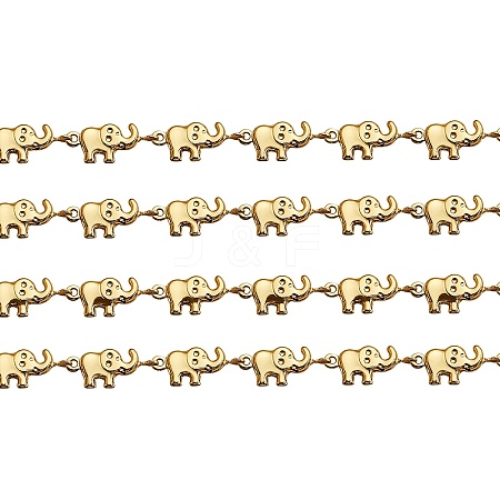 1M Brass Elephant Link Chains CHC-SZ0001-50-1