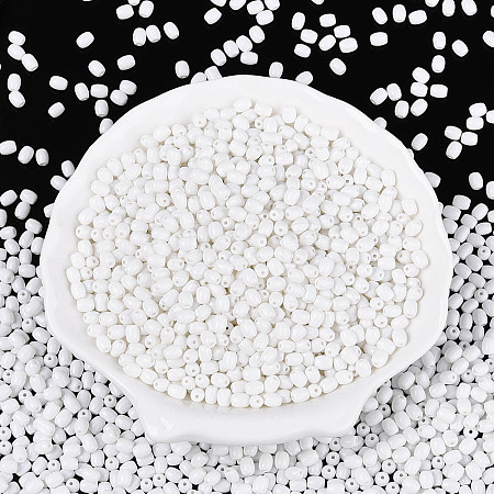 Baking Paint Glass Seed Beads SEED-N007-29L-1