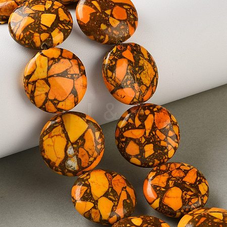 Synthetic Imperial Jasper Beads GG-CBA0D66-03-1